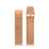 20mm Polished Rose Gold Mesh Bracelet